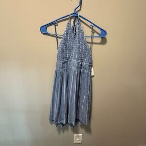 O'Neill Blue Halter Dress - S
